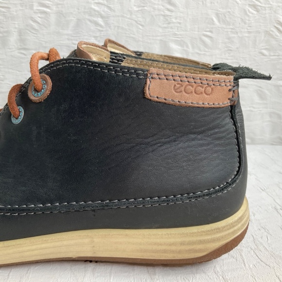 ECCO Women’s Chase Il Bootie Navy Blue Leather Size 37 - Picture 7 of 16